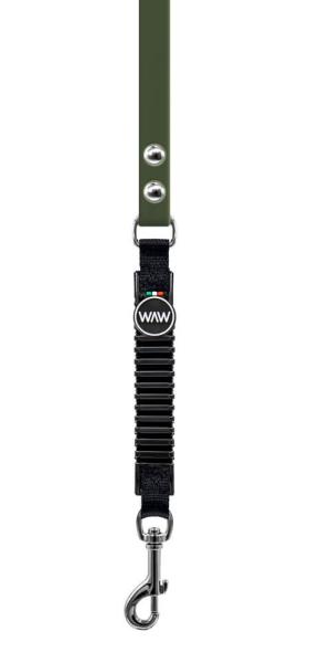 WAW Icon Village Leash 125cm Forest Green/Black Gr. XXS